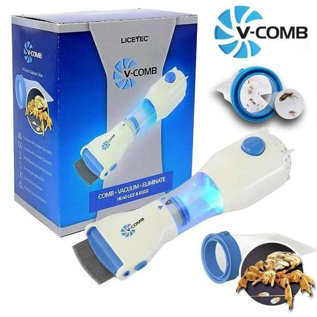 V-Comb Anti Lice Electric Machine with 4 Filters