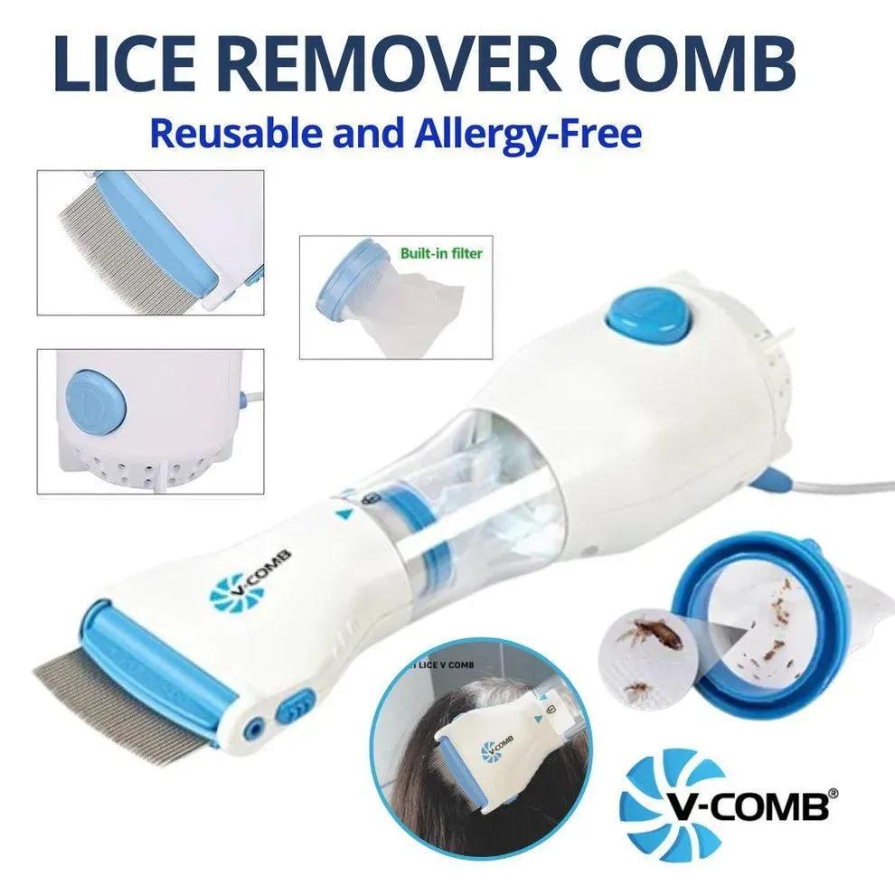 V-Comb Anti Lice Electric Machine with 4 Filters
