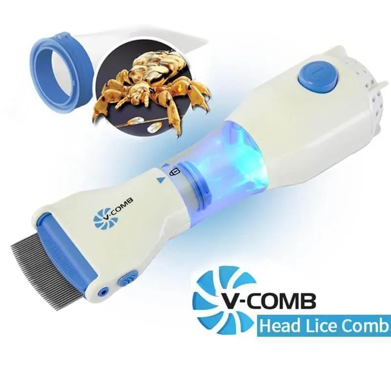 V-Comb Anti Lice Electric Machine with 4 Filters