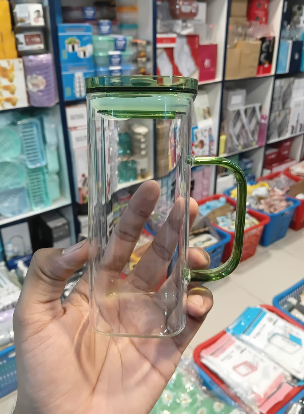 Transparent Square Tumbler With Drinking Glass Straw Mugs